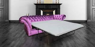 Enjoy free shipping on most stuff, even big stuff. Chesterfield Calvert Purple 3 Seater Sofabed Settee Boutique Crush Velvet Fabric