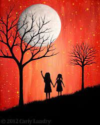 5 out of 5 stars. Moon Silhouette Painting Best 25 Silhouette Art Ideas On Pinterest Kathy Fulkerson Silhouette Art Painting Art Projects Silhouette Painting
