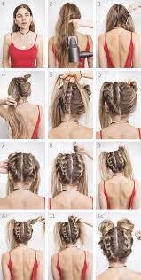 Tutorial Space Buns Festival Hair Belle Coiffure Coiffure Facile Coiffure Facile A Faire