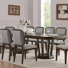 Get the best deal for gray dining room tables from the largest online selection at ebay.com. Tobacco Finish Light Grey Fabric Dining Set 11pcs W Curio Acme Furniture 64090 Selma Selma 64090 Set 11