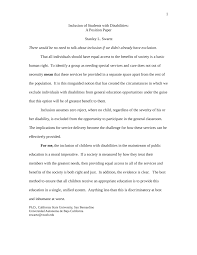 In this article, we will cover a description of the different types of education, their characteristics along with. Pdf Inclusion Of Students With Disabilities A Position Paper