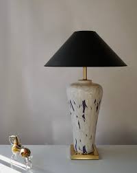 Employing a sense of simplicity in all areas of the space, modern design often utilizes sleek furnishings and avoids the use of distracting decor, creating a more tranquil feel within a space. Made In Italy Home Decor Interior Design Hollywood Regency Ceramic Table Lamp With Bamboo Pattern 1970 Interiors Lighting Lamps Vadel Com