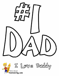 No.1 dad fathers day coloring pages. Cool Father Day Coloring Pages Fathers Day 34 Free I Love Dad
