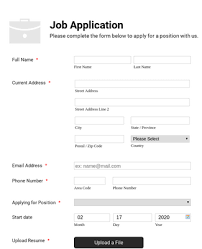 To introduce yourself, you need to write a job application letter which is also known as cover letter. Application Forms Form Templates Jotform
