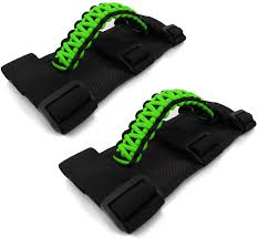 Tape the paracord to the handle. Buy Jade Onlines Green Paracord Grab Handles For Jeep 3 Straps Grip Handles For Jeep Wrangler Roll Bars Jt Jl Jlu Jk Jku Tj Yj Lj 2 Pack Online In Indonesia B082v8lytv