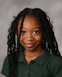 Layla Johnson is our February Student of the Month! Mr. G and Mrs. Boop  describe her as a shining example of kindness and compassion, always the  first to offer a helping hand