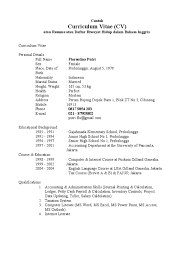 Check spelling or type a new query. Contoh Membuat Cv Lamaran Kerja Bahasa Inggris