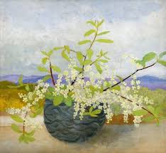 Bbc Your Paintings Cumberland Landscape With Flowers Whimsical Art Paintings Flower Art Flower Painting