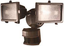 Twin 150 Watt Halogen Motion Activated Security Light At Menards Security Lights Motion Sensor Lights Motion Sensor Lights Outdoor