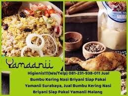 Higienis Wa Telp 081 231 938 011 Jual Nasi Mandhi Siap Pakai Surabaya Nasi Biryani Kalimantan