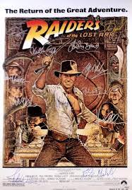 Raiders of the lost ark. Shop Raiders Of The Lost Ark Movie Poster Signed By 12 Cast With Coa Authentic Truegether Adventure Movies Indiana Jones Iconic 80s Movies