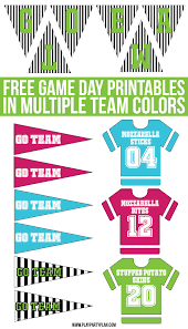 20 Fall Party Ideas Party Printables Free Party Printables Football Party Decorations