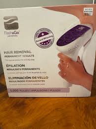 Flash and go hair remover device