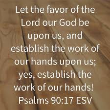 Image result for Psalm 90:17