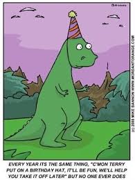Scene Found On Http Ift Tt 1lyuim1 Fun Funny Joke Jokes Funny Humor Funny Gif Funny Picture F Funny Happy Birthday Pictures T Rex Humor Happy Birthday Meme