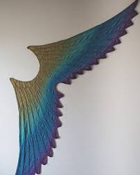 Crochet & knitting free patterns. Wingspan Shawl Crochet Pattern Linen Stitch Scarf Knitting Patterns