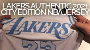 Lebron james #23 los angeles lakers black mamba inspired city jersey $ 79.99. Lakers Authentic 2021 City Edition Lebron Nba Jersey Youtube