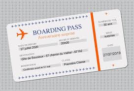 Invitation Anniversaire Billet D Avion Carte Invitation Anniversaire Carte Anniversaire Carte Invitation
