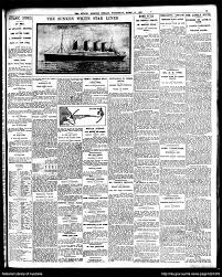 how news of the titanic disaster broke