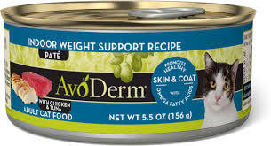 Avoderm Natural Indoor Weight Support Recipe Adult Canned Cat Food 5 5 Oz Case Of 24 Chewy Com