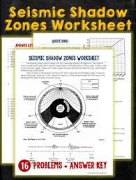 Seismic Waves Shadow Zones Worksheet In 2021 Seismic Wave Earthquake Lessons Seismic