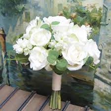 These joyful blooms will bring many happy returns on your special day. Bridal Bouquet White Roses Rustic Wedding Bouquet Silk Wedding Flowers Real To Touch Roses Bridal Bouquet Wedding Bouquets Aliexpress