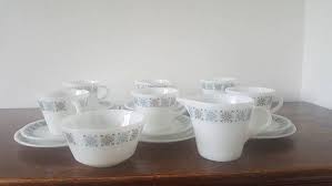 Retro Jaj Pyrex Tea Set 20 Piece Tea Set 6 Person Tea Set Etsy Service A The Vintage Service A The Pyrex