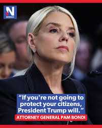 Attorney General Pam Bondi responded to questioning by Illinois Sen. Dick  Durbin