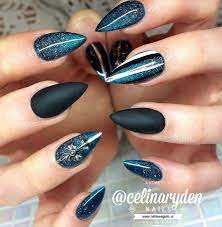 Maybe you would like to learn more about one of these? Dark Teal Combo Teal Nails Teal Acrylic Nails Teal Nail Designs