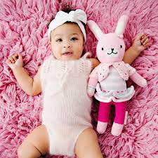 Chloe The Bunny In 2021 Hand Knit Doll Feeding Kids Cuddle Kind