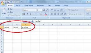 Cara Membuat Formula Penjumlahan Di Excel Dasar Komputer Belajar Aplikasi