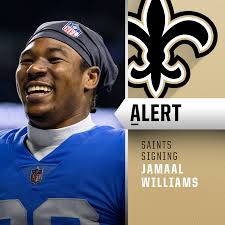 Saints signing RB Jamaal Williams to 3-year deal. (via Ian Rapoport)
