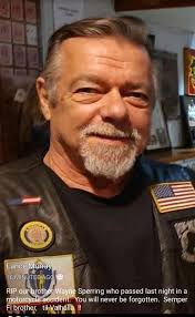 Condolences to family and friends of United States Marine Wayne Sperring