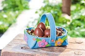 0 des chocolats de pâques et des bonbons. Panier En Feutrine Pour La Chasse Aux Åufs De Paques Loisirs Creatifs Vbs Hobby Service