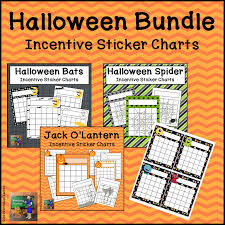 Halloween Incentive Reward Charts Bundle