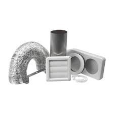 There is an open connection on the rear of rigid metal ducts come in either galvanized steel or aluminum. Deflecto Universial Dryer Vent Kit White Mitre 10