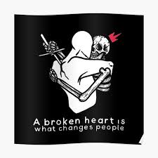 Wandbilder Herz Gebrochen Redbubble