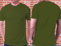 Mockup Kaos Polos Hijau Army Di 2020 Kaos Desain Mockup