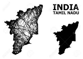 Each angle of view and every map style has its own advantage. Net Vector Map Of Tamil Nadu State Wire Frame 2d Network In Royalty Free Cliparts Vectors And Stock Illustration Image 136303035