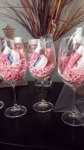 Pink And Gray Baby Shower Wine Glass Favors Fingernail Polish Remover Pads Baby Pop L Cute Baby Shower Ideas Wine Glass Baby Shower Favors Baby Shower Gifts