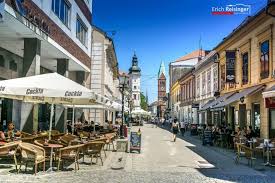 The city, a major industrial centre with an extensive armament industry, was systematically bombed by the allies in the closing years of world war ii. A Street View In The Old Part Of The City Of Maribor Which Is Full Of Colorful Historical Buildings And Lovely Alfresc Maribor Street View Historical Monuments