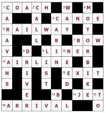 The best free online crossword is brand new, every day. Solution To Travel Crossword 2 Intermediate Efl Puzzles
