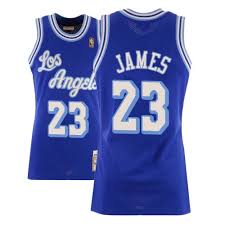 Lakers jersey blue 2021 : Men S Los Angeles Lakers Lebron James Classics Blue Throwback Jersey Athletakobefans02 On Artfire