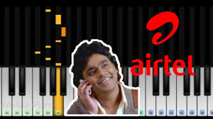 Airtel Ringtone A R Rahman Easy Piano Tutorial Mobile Piano Youtube