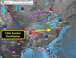 February 3 One More Mild Day Then Light Snow Tonight And Polar Push This Weekend