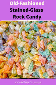 Old Fashioned Stained Glass Rock Candy Recipe Candy Recipes Homemade Sweet Snacks Christmas Rock Candy Recipe