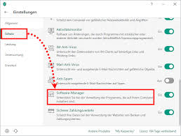Suchen Und Blockieren Von Unerwunschten Programmen Mithilfe Des Software Managers In Kaspersky Internet Security 19