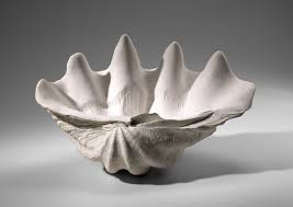 Features resin bowl natural shell color felt backing decorative use only. Clam Shell Bowl Moss Manor A Design House