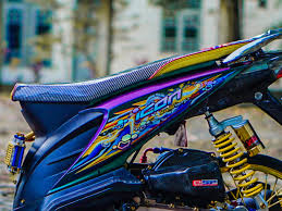 Modifikasi motor beat karbu babylook. Honda Beat 2012 Tanjung Bintang Andalkan Efek Pewarnaan Mencolok Pakem Khas Propure Thailook Style