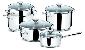 Amazon.com: Lagostina Smart Set of Saucepans in Stainless Steel, 9 Pieces):  Home & Kitchen